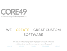 Tablet Screenshot of core49.com